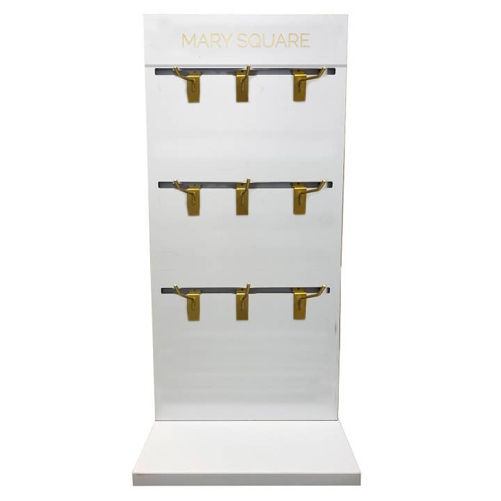 Mary Square - Wholesale Retailer Display Stand/Case - Countertop Slat Display