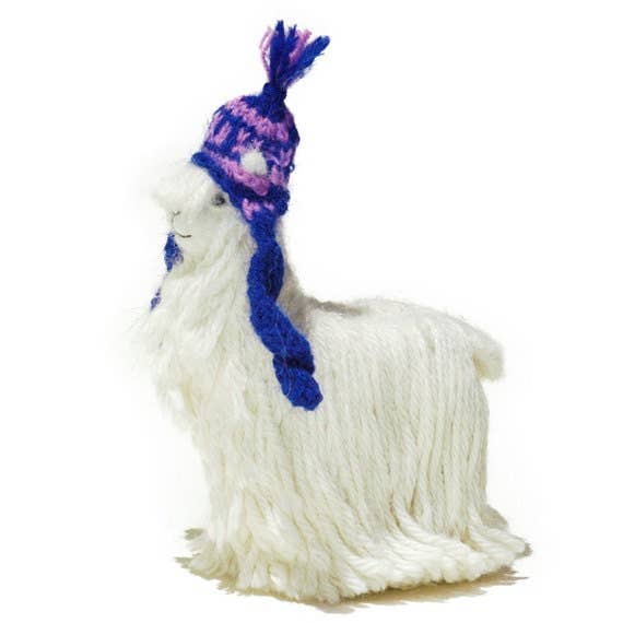 Lanart Alpaca - Wholesale Decorative Figurine - Cria Suri 5.5” - Artisan Hand-Felted Alpaca Sculpture6