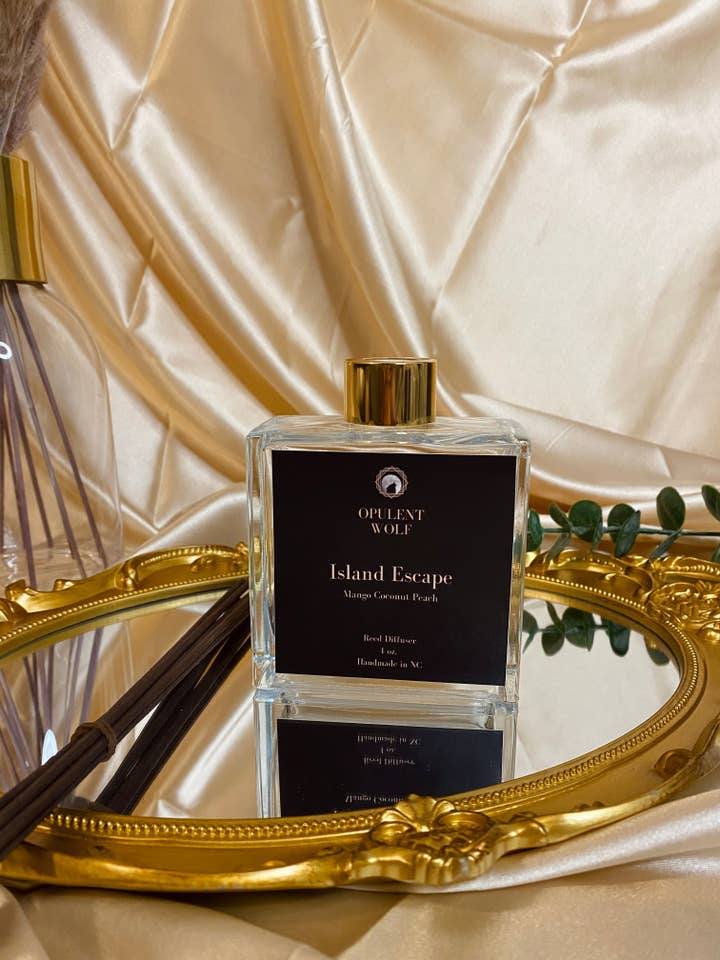Mango & Coconut Reed Diffuser for engroshandel hos Opulent Wolf Candles