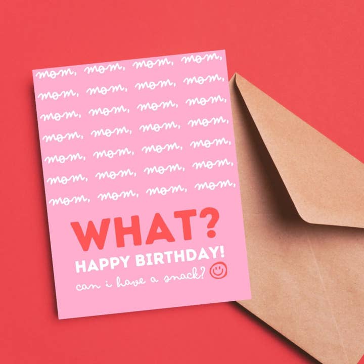 Mom Call Happy Birthday Card for wholesale by Feira Pop