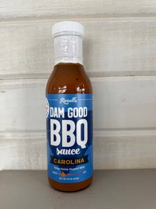 Sauce BBQ Carolina Dam Good pour la vente par Russell's BBQ