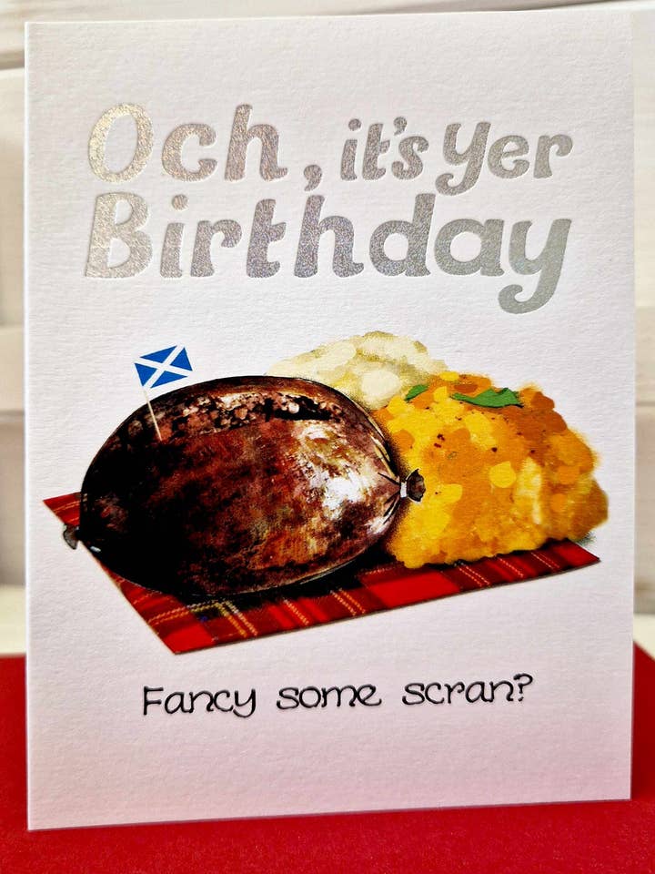 Fødselsdag Har du lyst til noget mad? Kort WWBD307 for engroshandel hos Wee Wishes