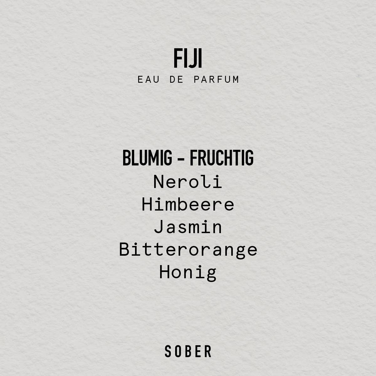 sober - Wholesale Perfume/Eau de Toilette - FIJI - Eau de Parfum2