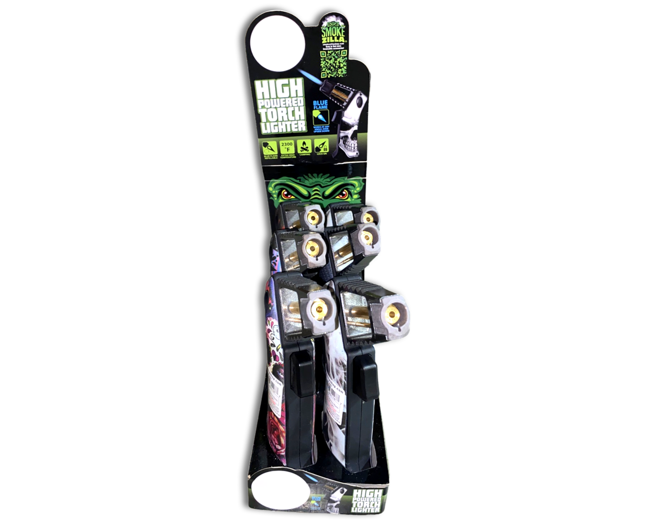 Novelty Brands - Wholesale Lighter - Smokezilla High Powered Torch Lighter Assortment - 6/Display3
