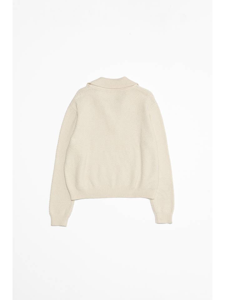 MOD REF - Wholesale Knit Sweater - Women's - The Archie Sweater | Polo Collared Knit Sweater38