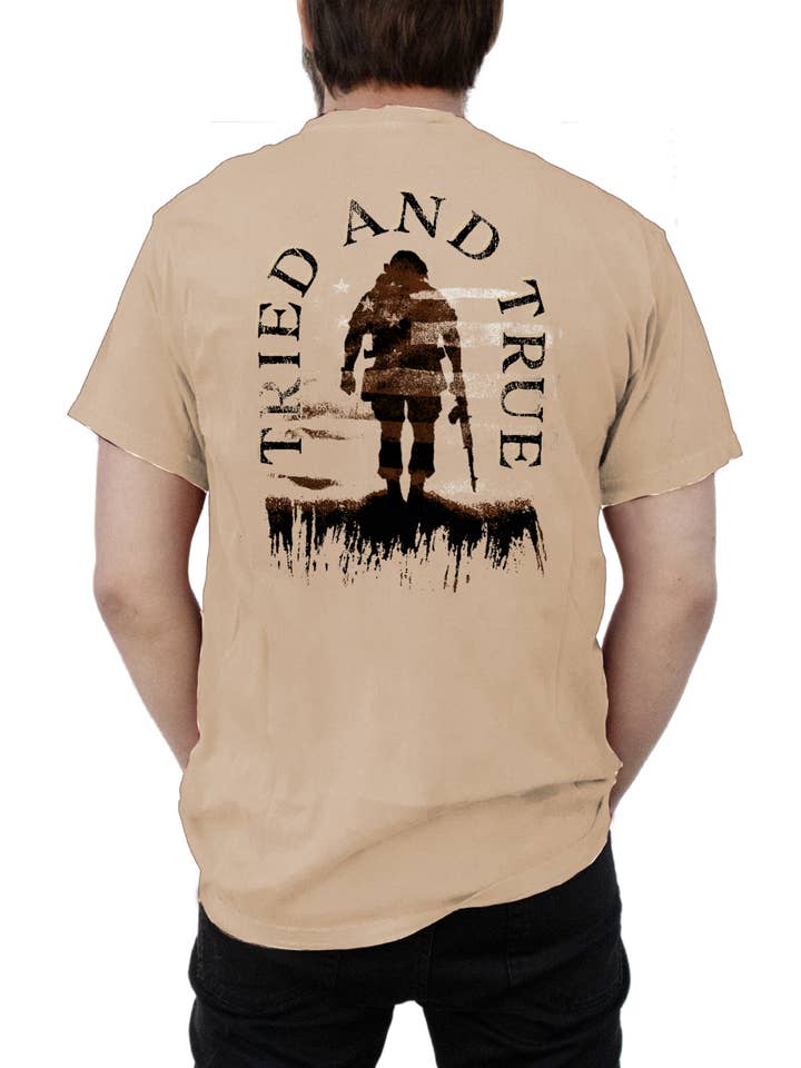 Walk Tall Soldier Short-Sleeve T-Shirt for wholesale by Tried and True