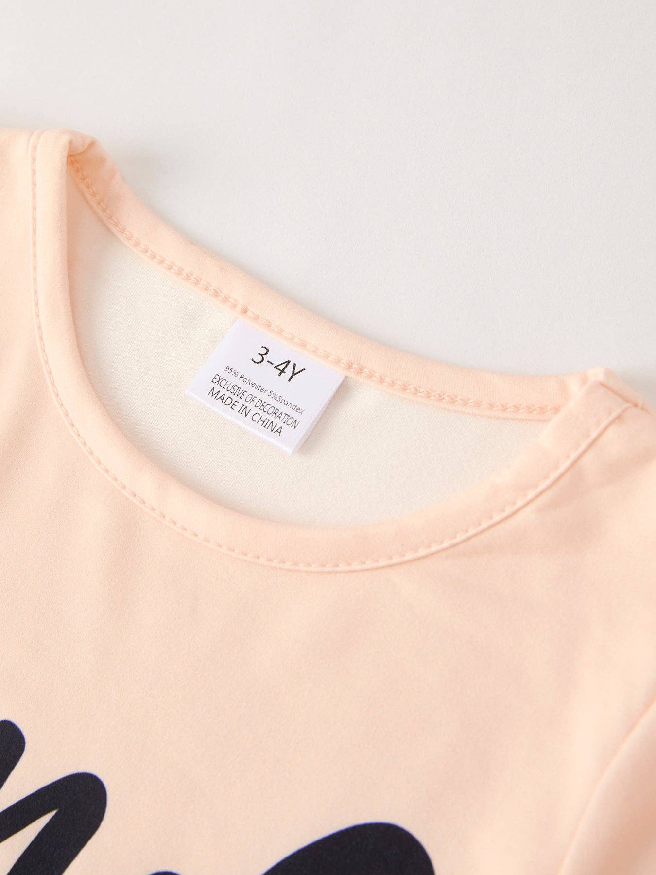 Rylee Faith Designs - Wholesale Top & Pant Set - Kids - Girls Letter Print Top + Floral Pattern Pants8