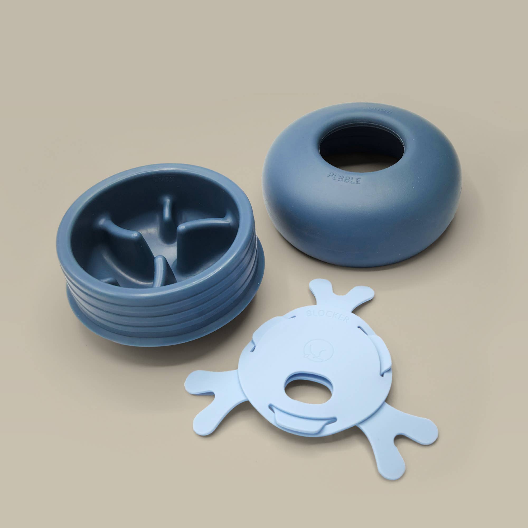 Lunoji - Wholesale Pet Toy - Dog - Pebble: All-in-One Dog Toy | Slow Feeder + Treat Dispenser1