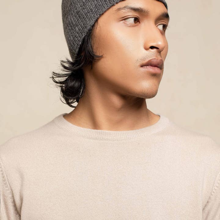 OO-TO - Vente Bonnet – femme - Bonnet Amara Unisexe en Cachemire & Soie4