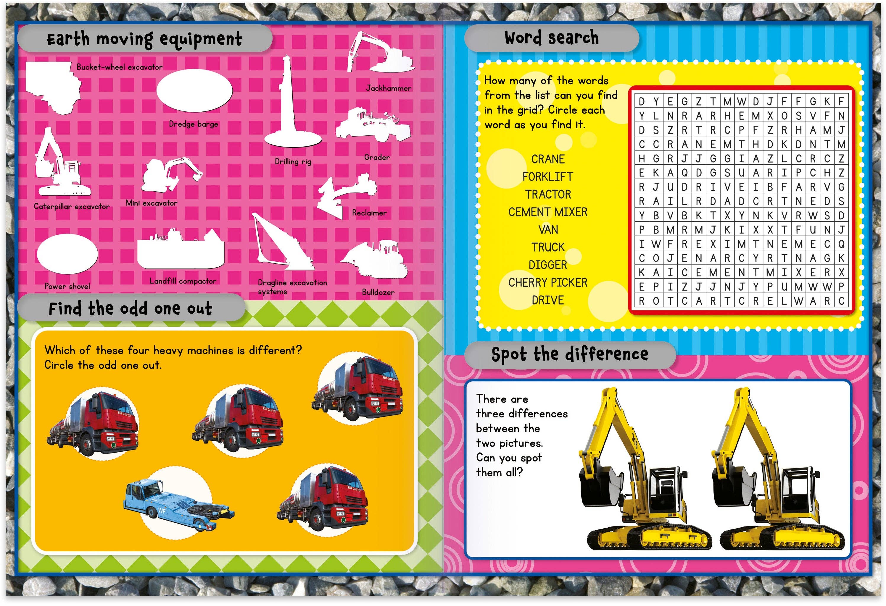 Robert Frederick Ltd – wholesale Sticker – Child & baby – My Book Of 100 Stickers - Vehicles2