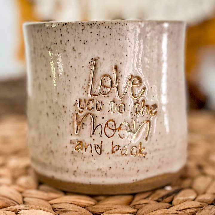 Wolf and Clay Pty Ltd – wholesale Coffee mug – Ceramic mug - Love you to the moon...0