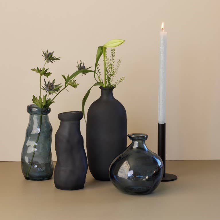 Lübech Living - Vente Vases - Vase Barcelona grand, noir mat2