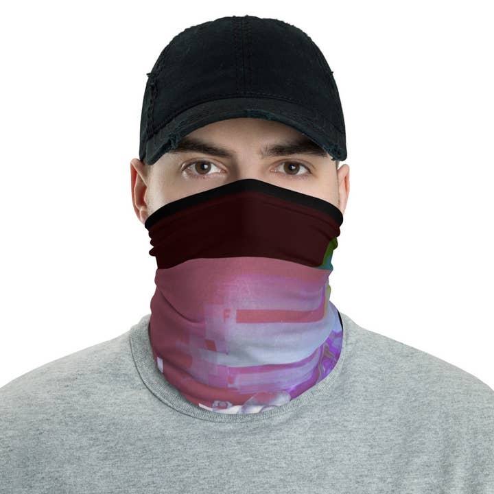 Maschera protettiva per il viso Quantum Entanglement Ninja Neck per la vendita all'ingrosso da parte di TECHNOIRCANDY
