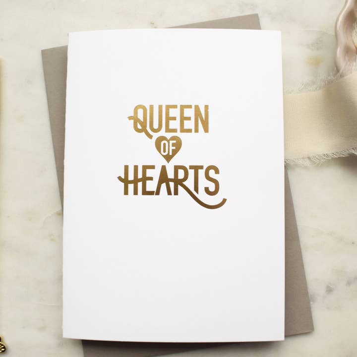 Queen of Hearts Card for wholesale by Jennifer Tune