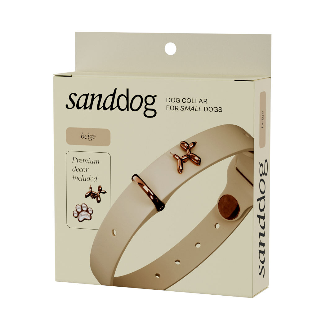 SANDDOG - Wholesale Pet Collar - Dog - SANDDOG DOG COLLAR  - BEIGE  & BALLOON3