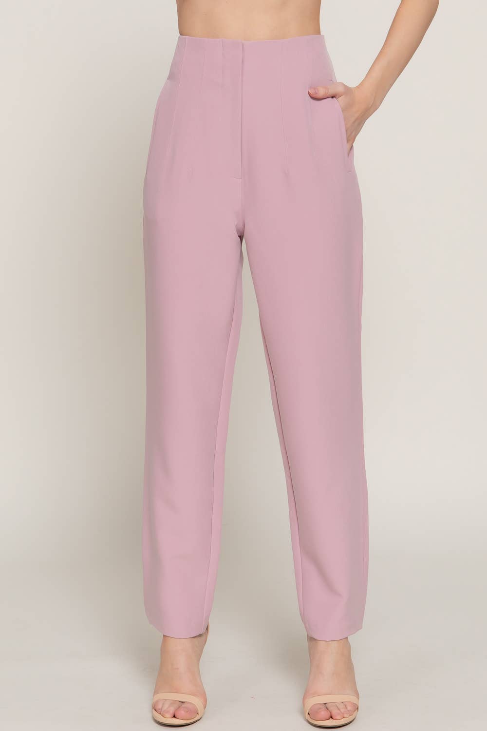 Active Basic | Active USA – Großhandel Hose – Damen – Lange Hose mit hoher Taille und Paillendetail29