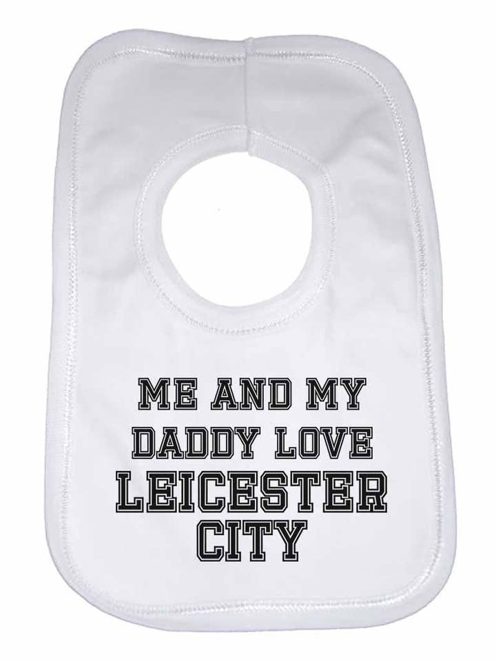 Eu e o My Daddy Love Leicester City, para Futebol, Fãs de Futebol Unisex Baby Baby Baby Baby por atacado de Little Ratbag
