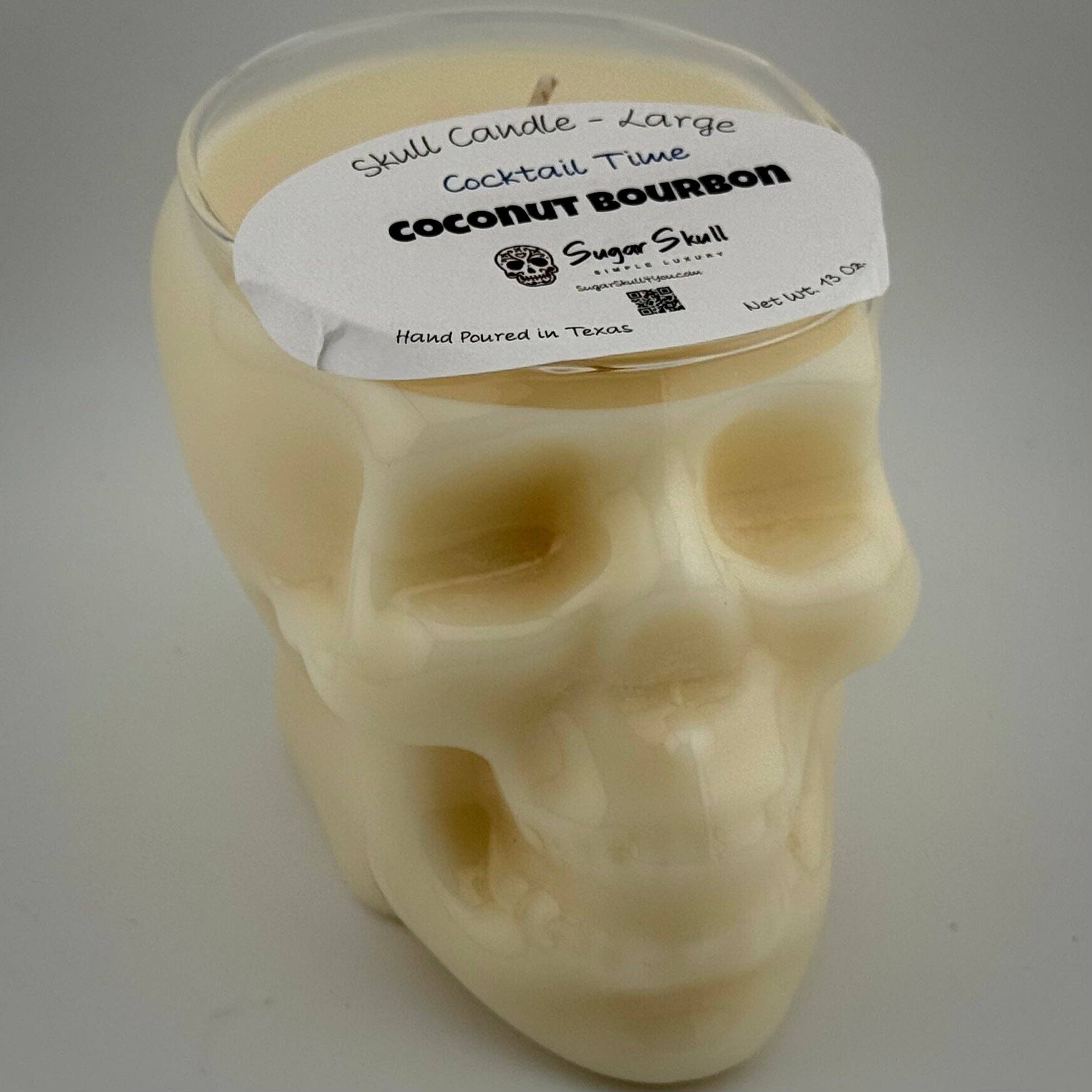 Sugar Skull, LLC - Wholesale Jar/Filled Candle - Cocktail Time Skull Candles2