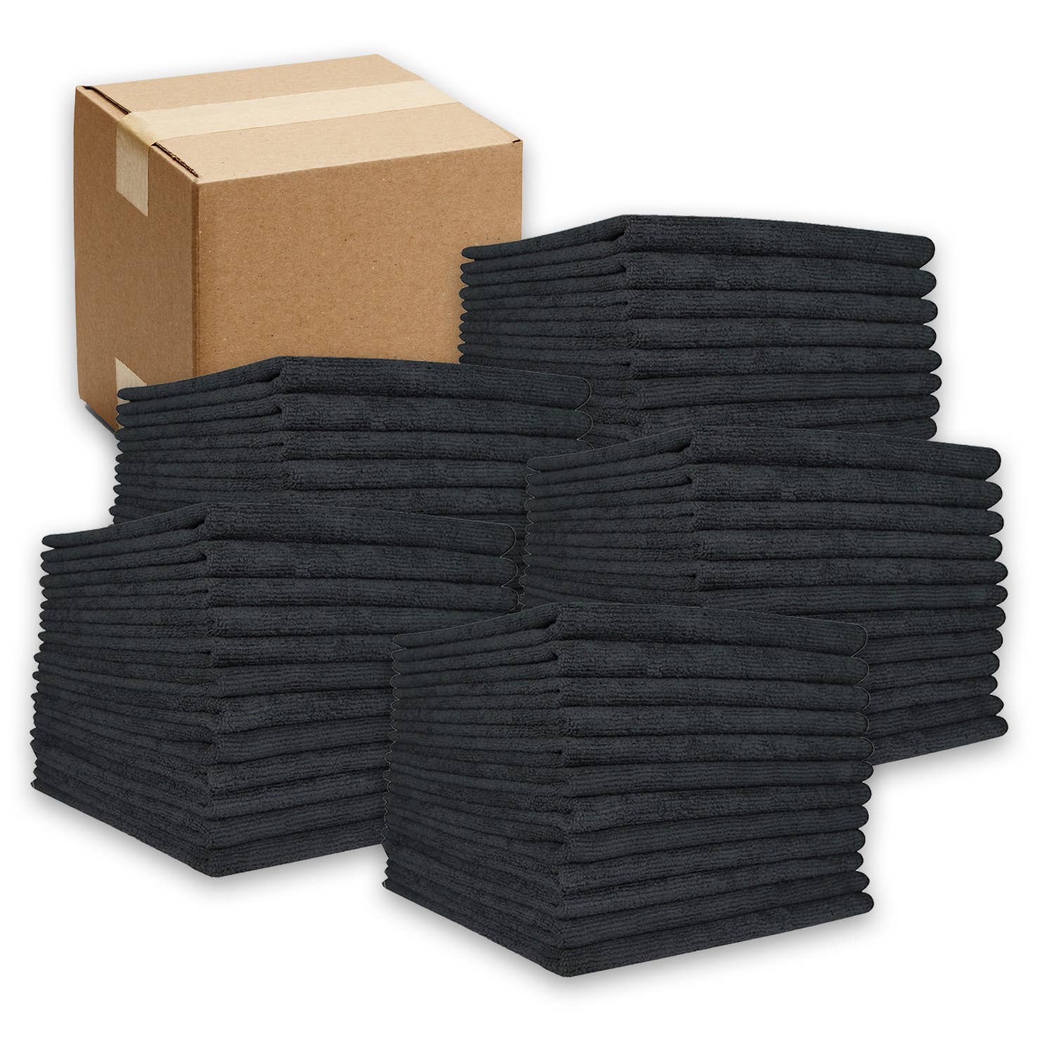 Arkwright Home - Wholesale Cleaning Cloth - Cleaning Cloths 16 x 16 - CASE of 180 - Microfiber - Colors35