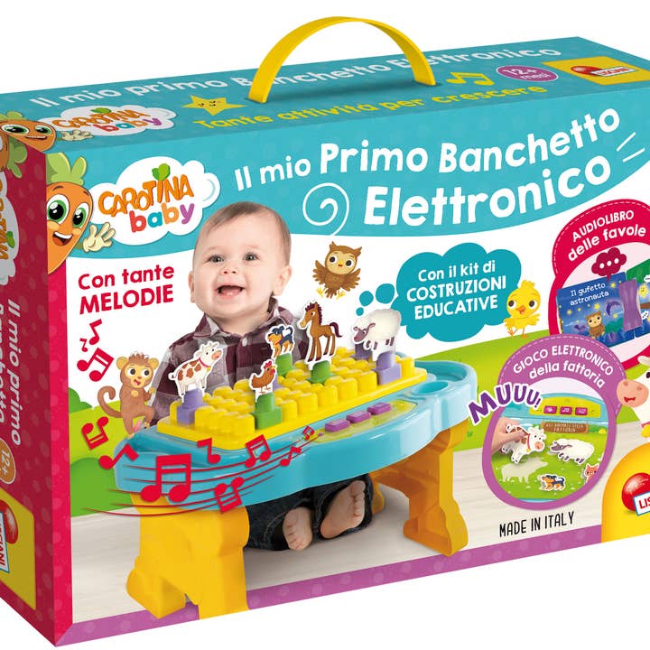 Carotina Baby Banchetto Elettronico Consolle Educativa per la vendita all'ingrosso da parte di Liscianigiochi IT