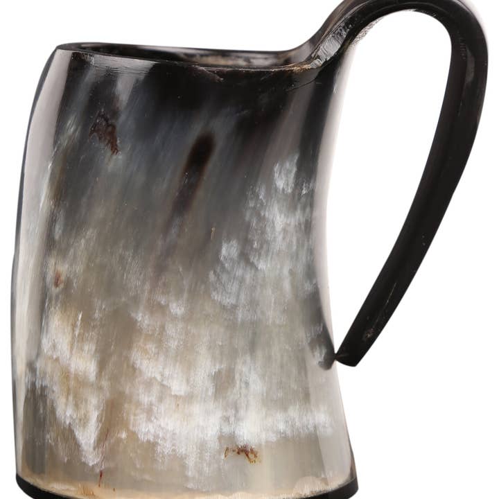 Handicrafts Home - Wholesale Drinking Glass/Cup - 3 Inch Small Horn Viking Drinking Mug Cups Ale Beer Wine