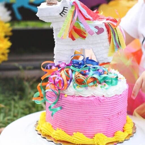 My Soiree Designs - Wholesale Cake/cupcake topper - Custom Piñata Cake Topper for Baby Shower & Quinceanera1