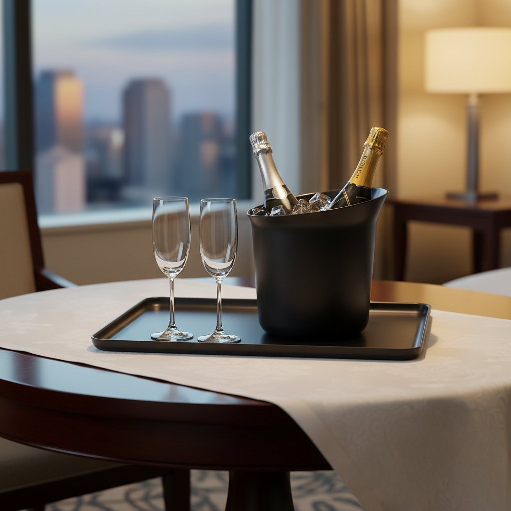 Svart Medium serveringsbricka - svart för wholesale på Faire1