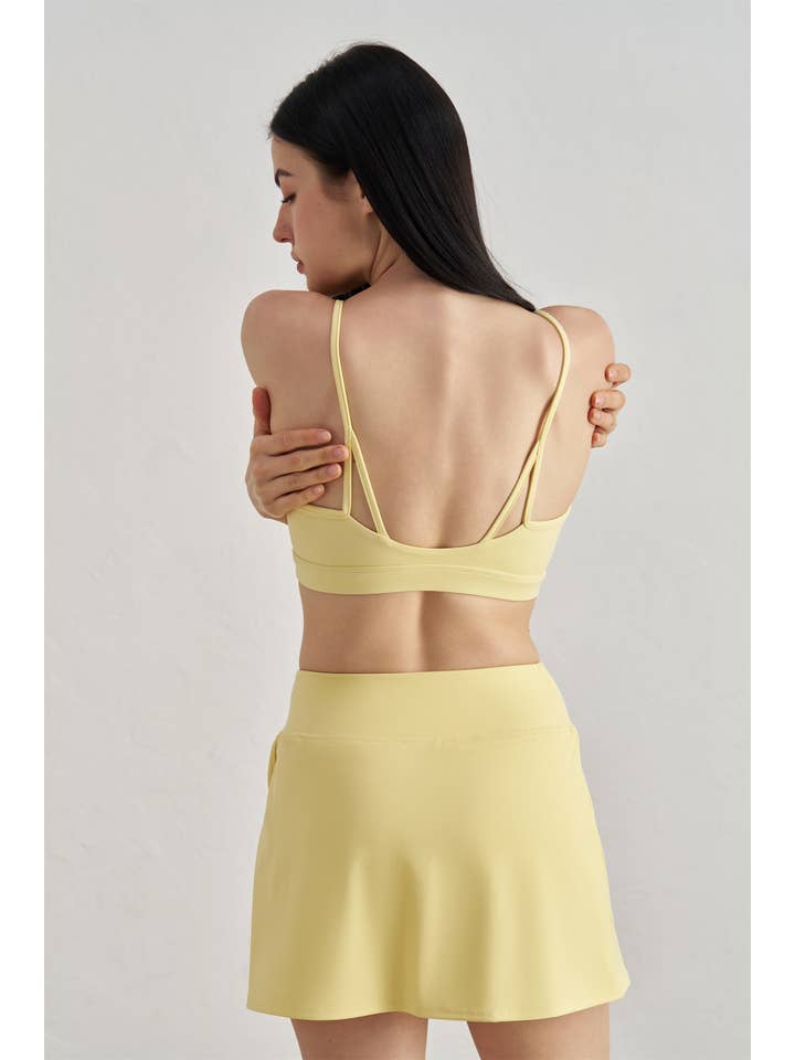 91thelabel - Wholesale Activewear Set - Women's - Sienna Sports Bra & A-line Active Skirt 2PC Activewear Set
