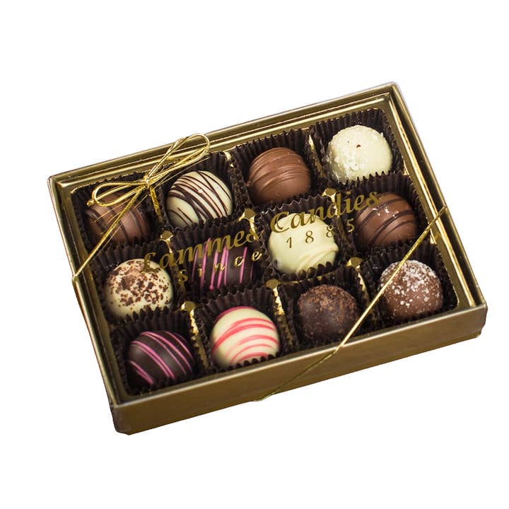 Chocolate Truffles Assorted 6 oz for wholesale by Lammes Candies
