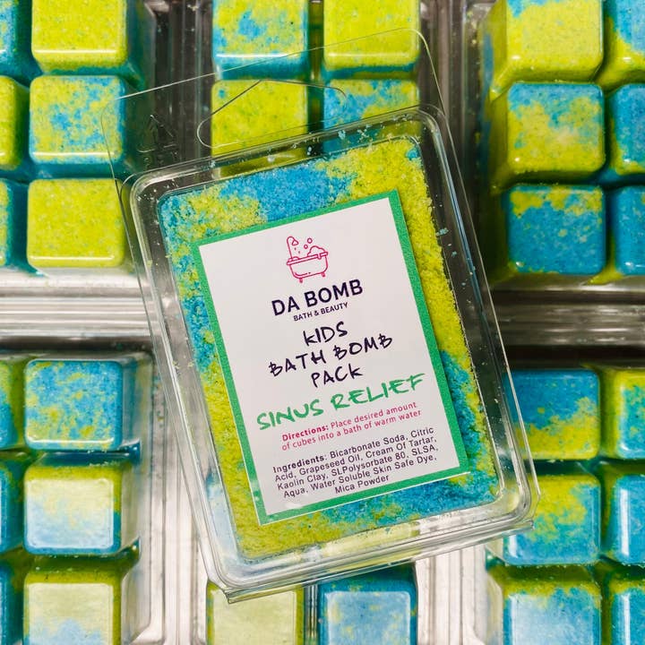 SINUS RELIEF KIDS BATH PACK for wholesale by DA BOMB