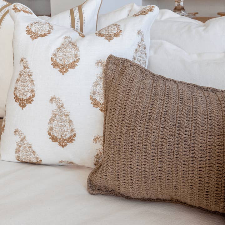 BHD HOME - Wholesale Lumbar pillow - Crochet Natural Lumbar Cushion 35 x 53cm1