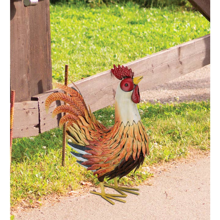 Regal Art & Gift - Wholesale Outdoor Ornament/Decor - Sunburst Rooster Decor SM3