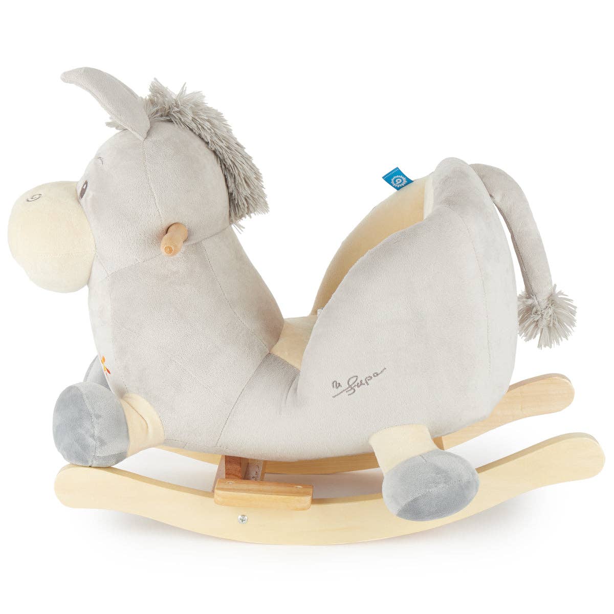 Bieco Spielwaren - Vente Cheval à bascule – enfant - Âne à bascule en peluche Fips pour bébé4