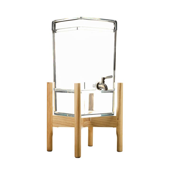 Clear Cascade 2 GL. Beverage Dispenser for wholesale on Faire0