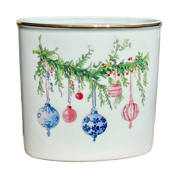 Christmas Holiday Ornaments Chinoiserie Mail Holder for wholesale by The French Bee & Co