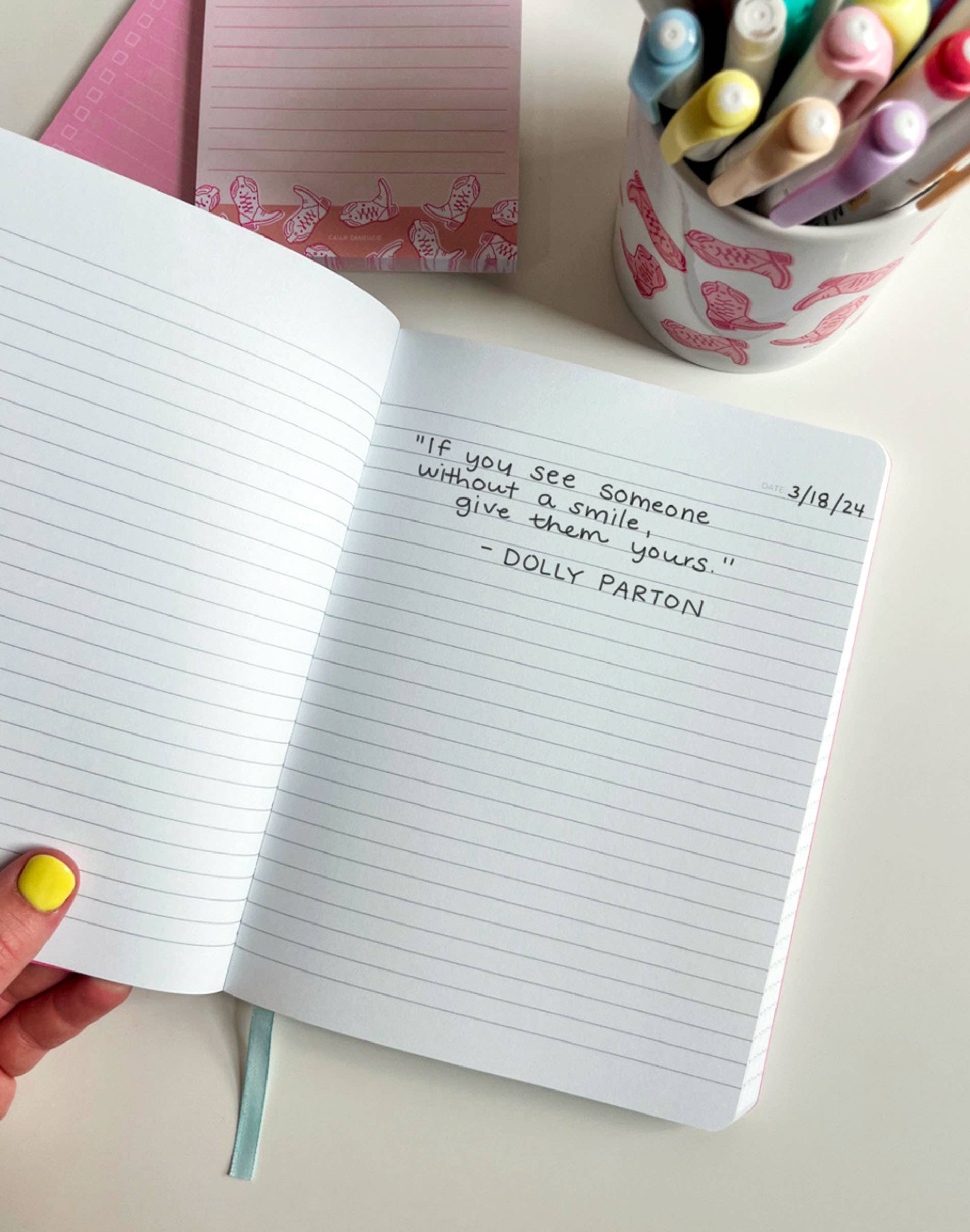 Callie Danielle - Wholesale Journal/Diary - Western Cowgirl Boots Soft Flex Perfect Bound Journal2