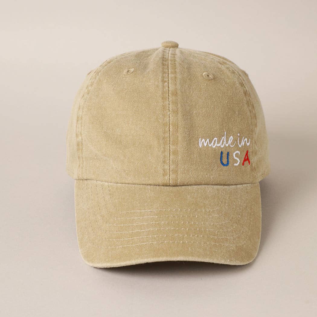 Fashion City – wholesale Baseball cap – Women's – Made in USA Embroidered Cotton Baseball Cap1