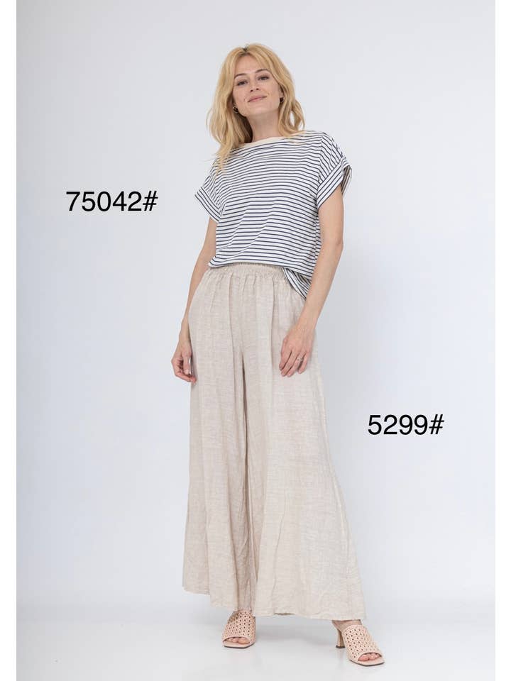 LINEN & COTTON HOUSE - Wholesale Pants – Women's - 5299 100% LINEN PANTS BEST SELLER, SPRINT SUMMER CLOTH56