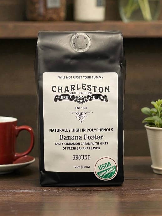 Banana Foster | Café com rum de banana e creme de canela por atacado de There's No Place Like Charleston