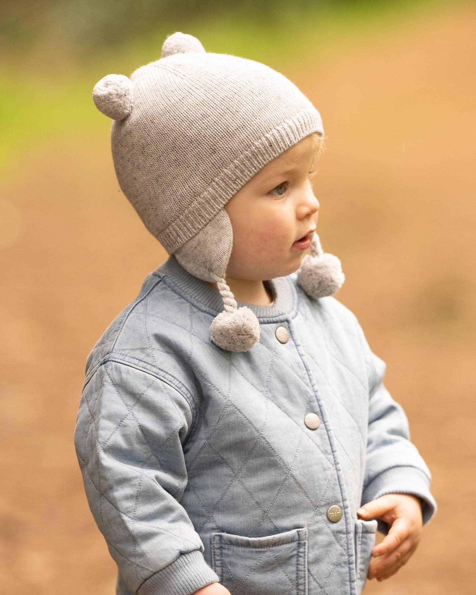 Toshi – wholesale Mössa - Barn – Organisk öronskydd Snowy6