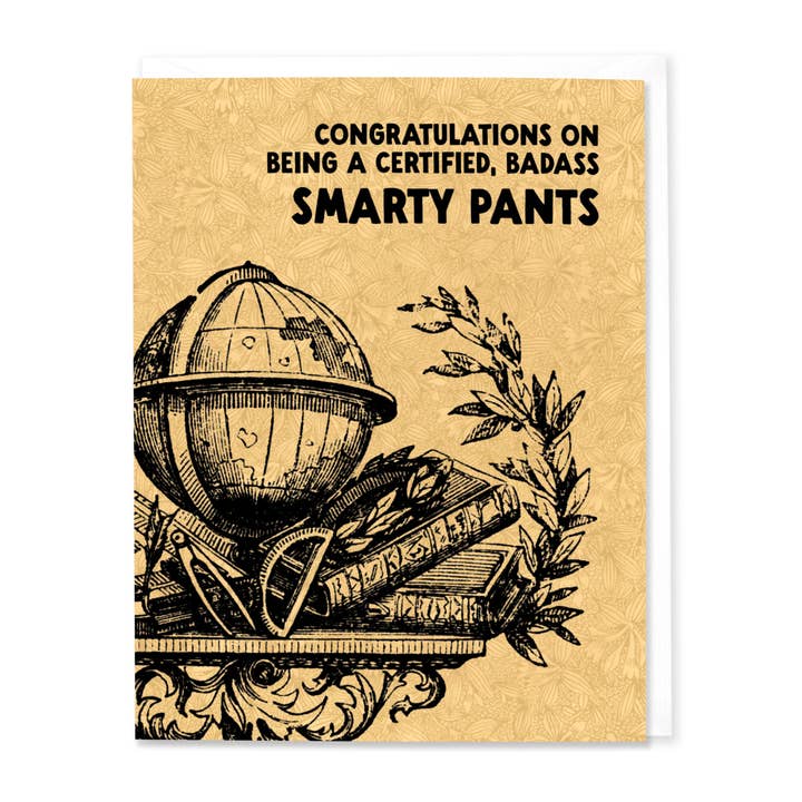 Smarty Pants Carte de Graduation pour la vente par Hitchcock Paper Co.