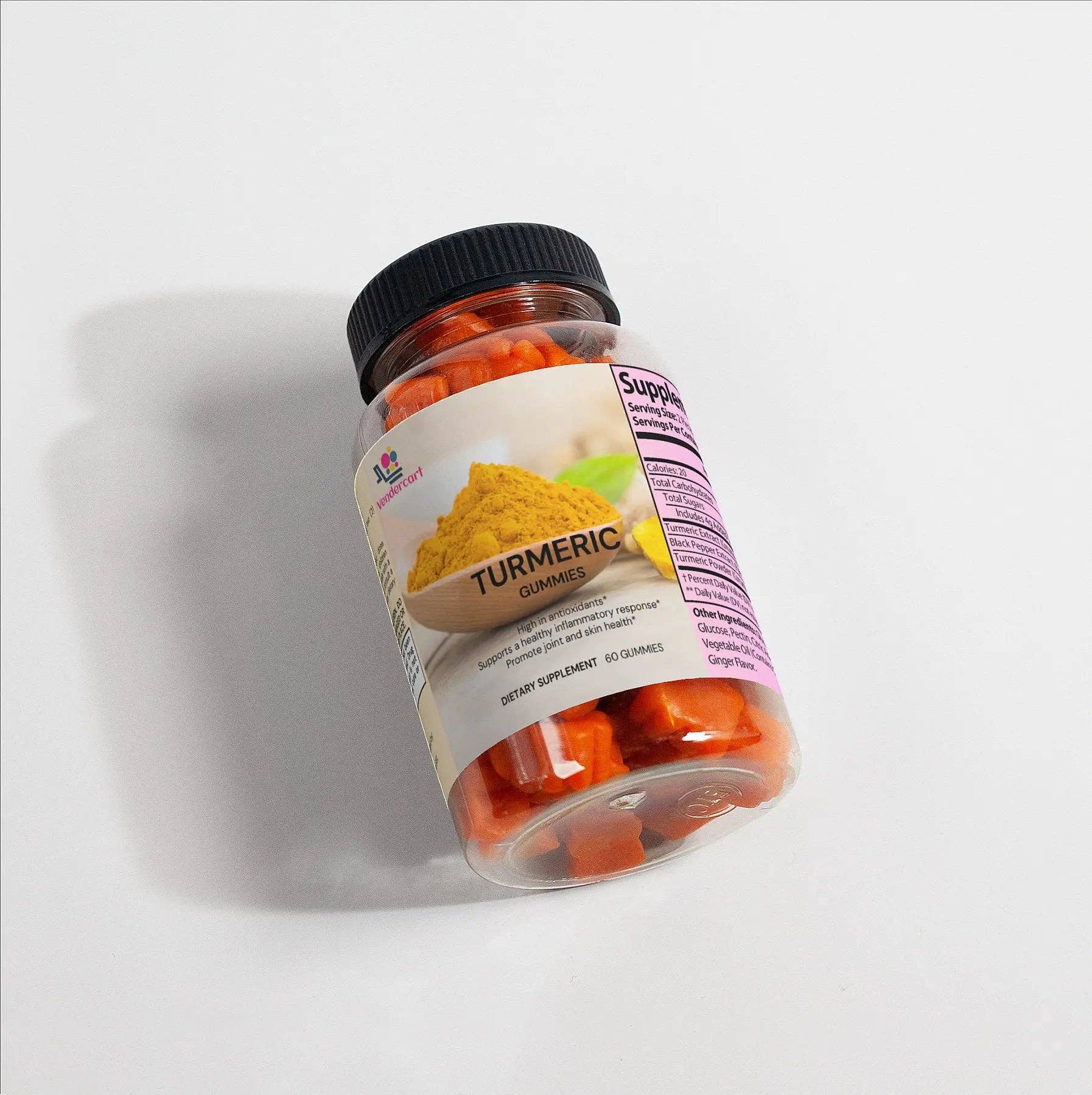 Vendercartllc - Vendita all'ingrosso Vitamine/integratori orali - Gummies alla curcuma4