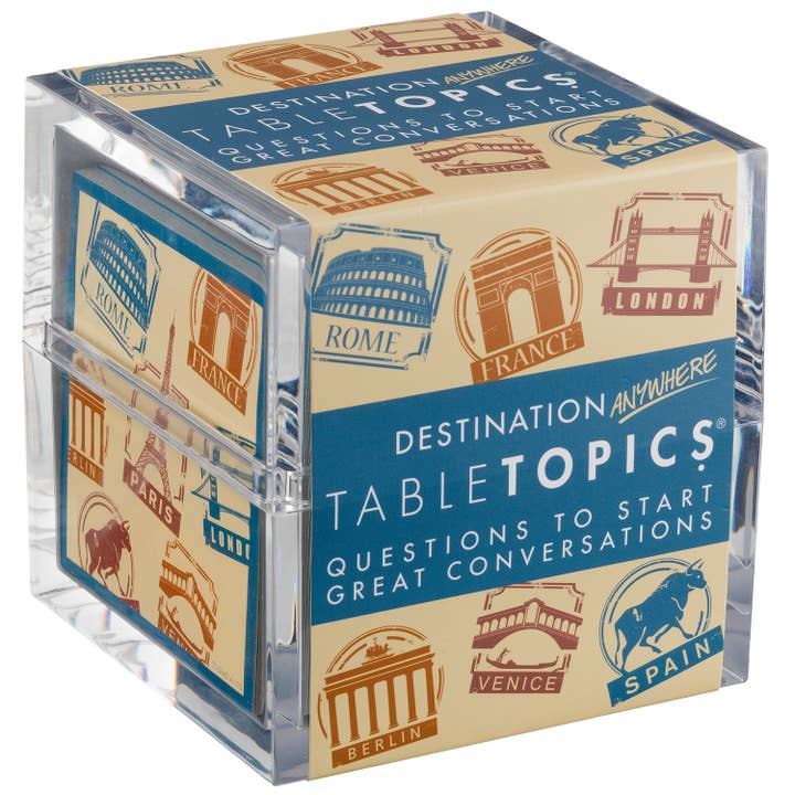 TABLETOPICS DESTINATION ANYWHERE - Conversation Starters for wholesale by TableTopics
