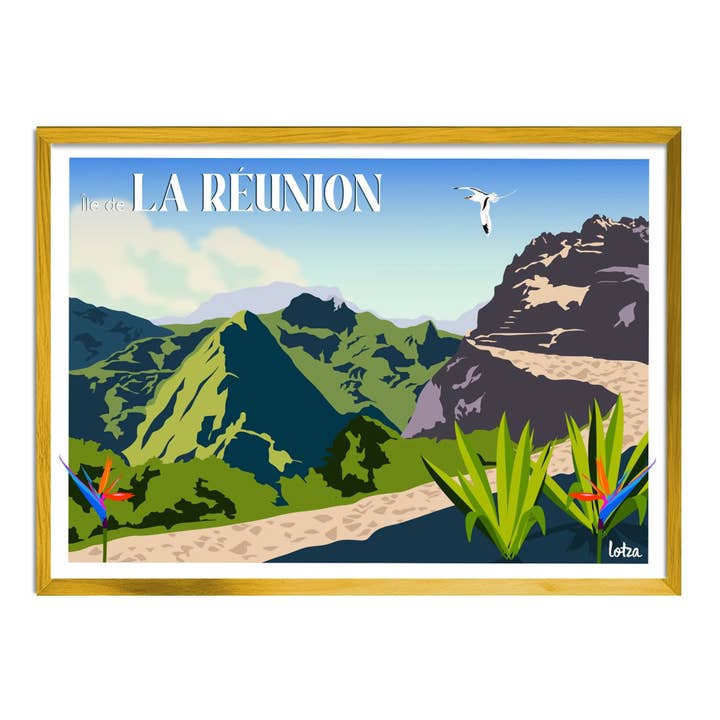 Lotza – Engroshandel Plakat – Vis Île de La Réunion - Cirque de Mafate2