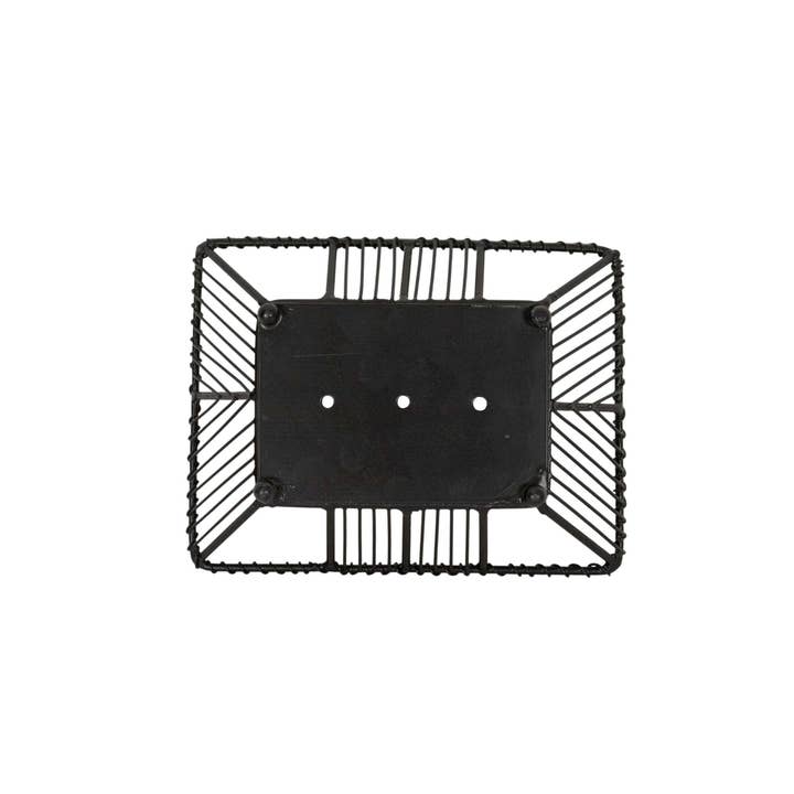 Foreside Home & Garden - Wholesale Bath Soap Dish - Atticus Western Black Wire Soap Dish
