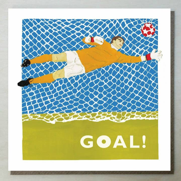 Football Card (Goal!) for wholesale by Windsock Press