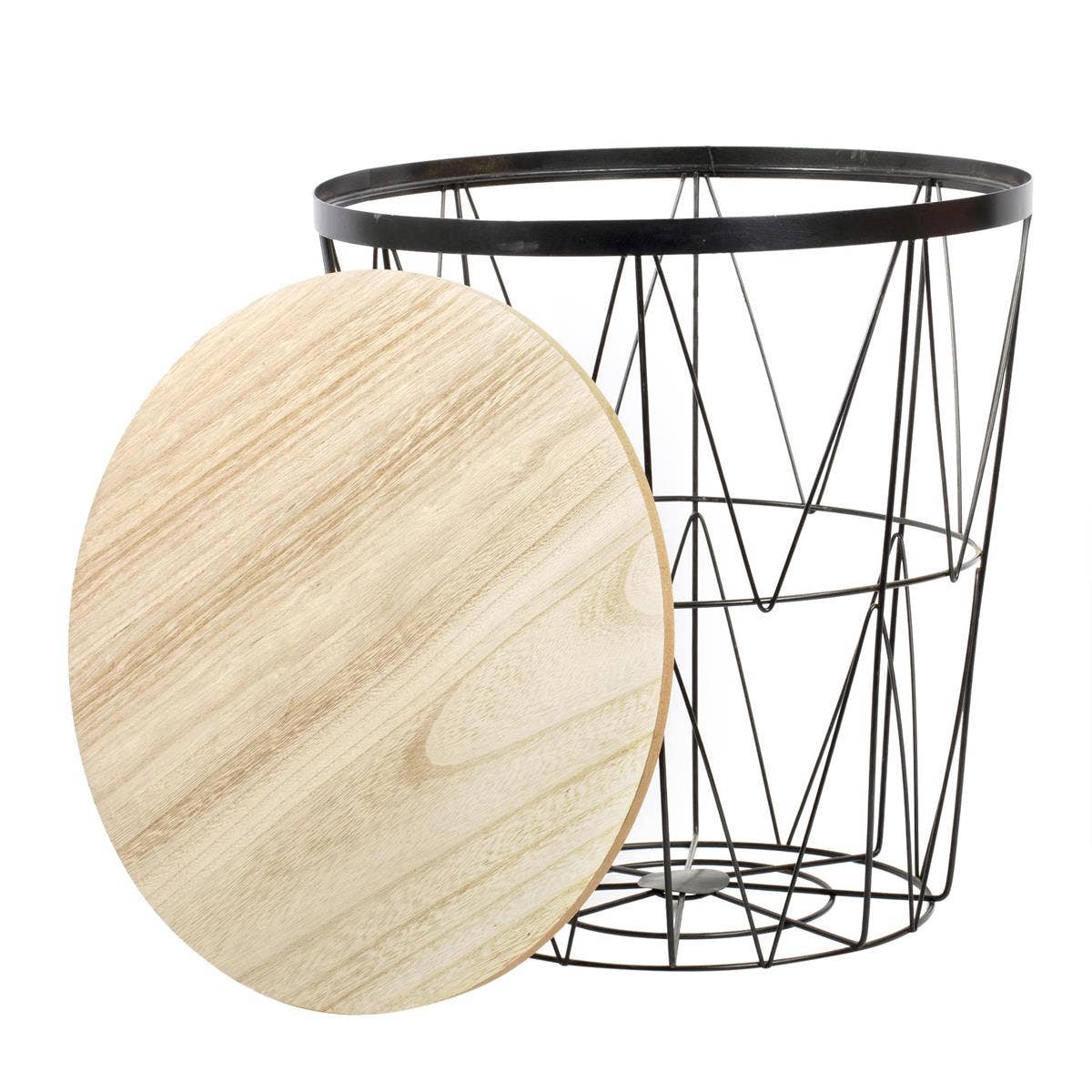 Truu Design - Wholesale Side Table - Truu Design Wire Side Table, 15"D x 16"H, three colors9