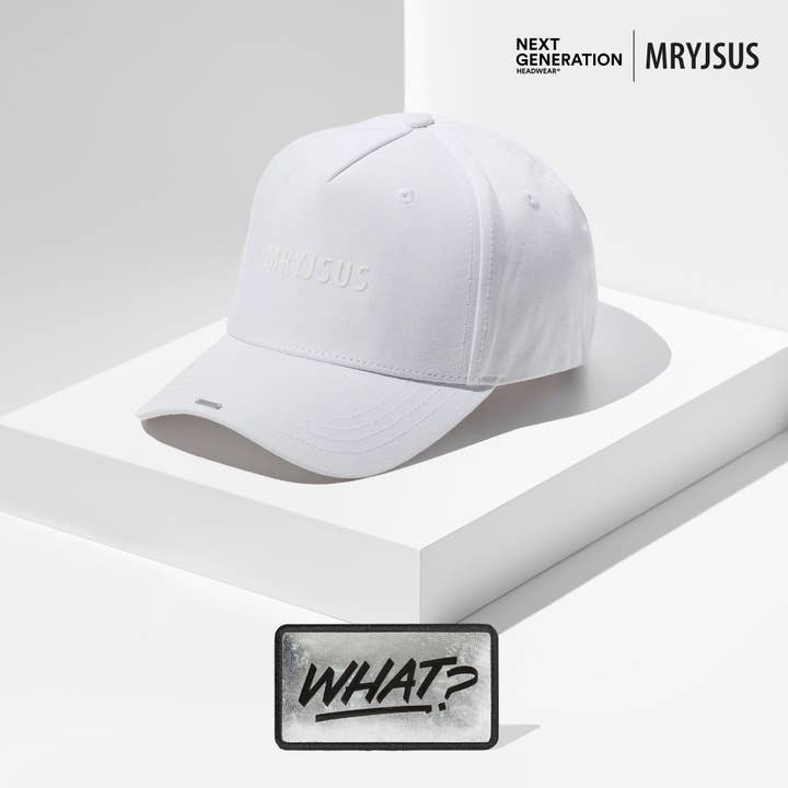 Quoi ? Casquette Trucker Blanc Brilliant. pour la vente par NEXT GENERATION HEADWEAR GmbH