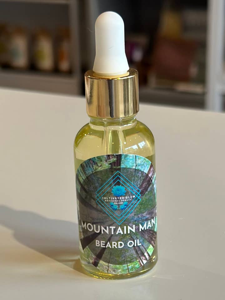 Mountain Man Beard Oil for wholesale by Cultivated Glow