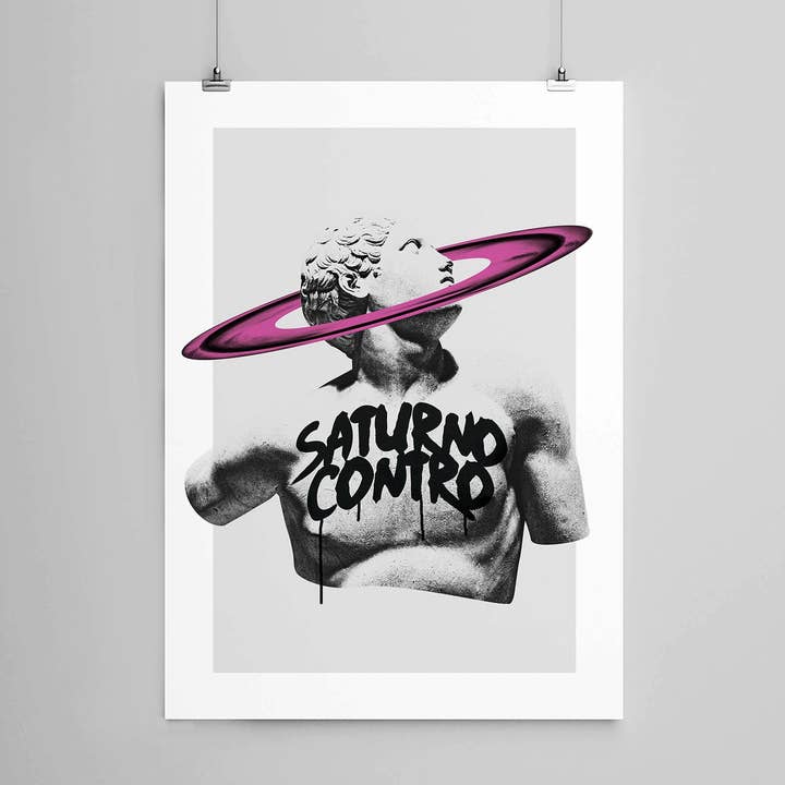 Saturno Contro © Impresión para venta al por mayor de Independent Republic